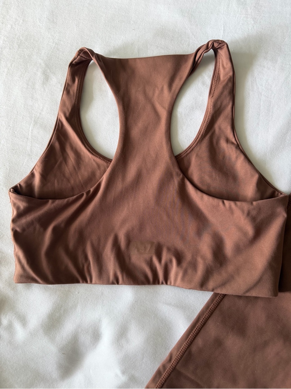 High-Rise Leggings with Matching Racerback Sports Bra - Picture 6 of 7